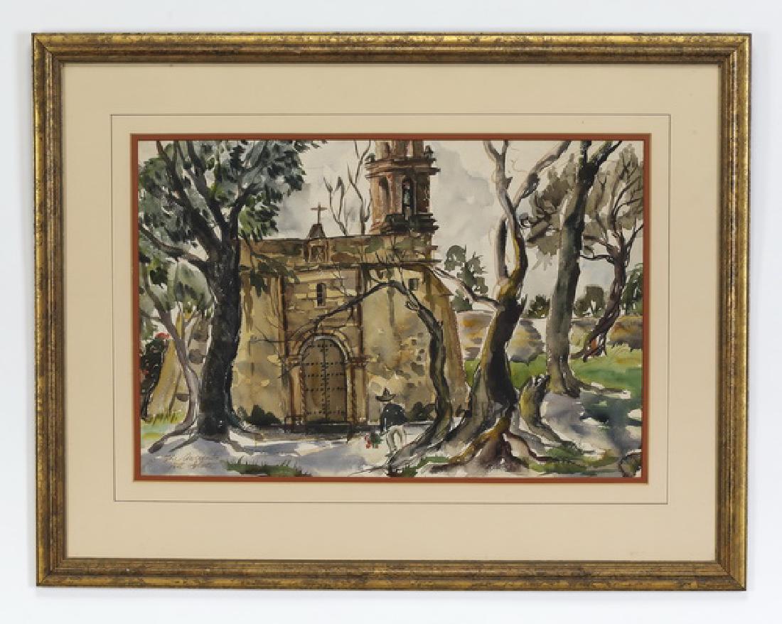 Nell Shute signed W/c of Mexican mission, c. 1940s (1 of 3)