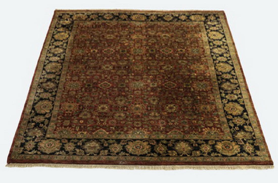 Hand-knotted Sino-Mashad wool rug, 12' x 8.5' (1 of 4)