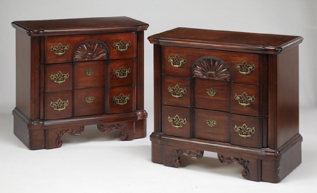 (2) Federal style block front nightstands (1 of 3)