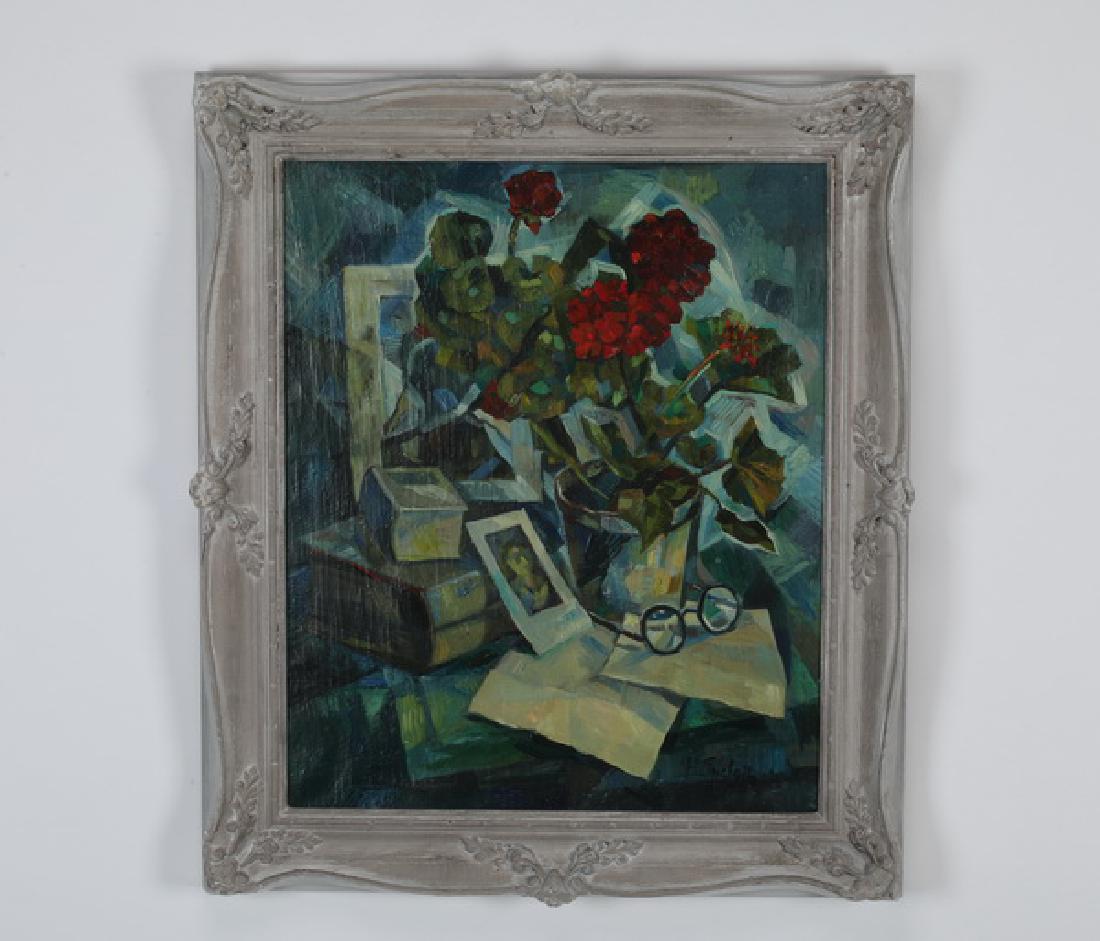 Henri Epstein (Polish/French) signed O/c still life (1 of 4)