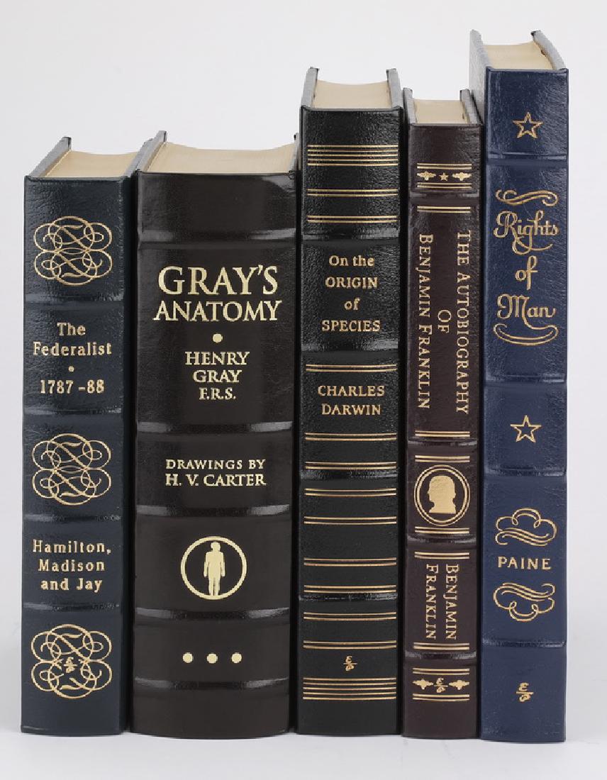 (5) Leatherbound books from '100 Greatest' collection (1 of 1)