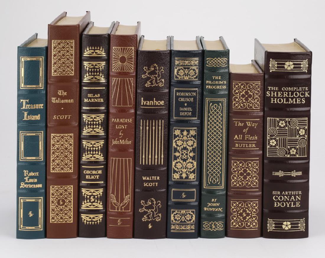 (9) Leatherbound books from '100 Greatest' collection (1 of 1)