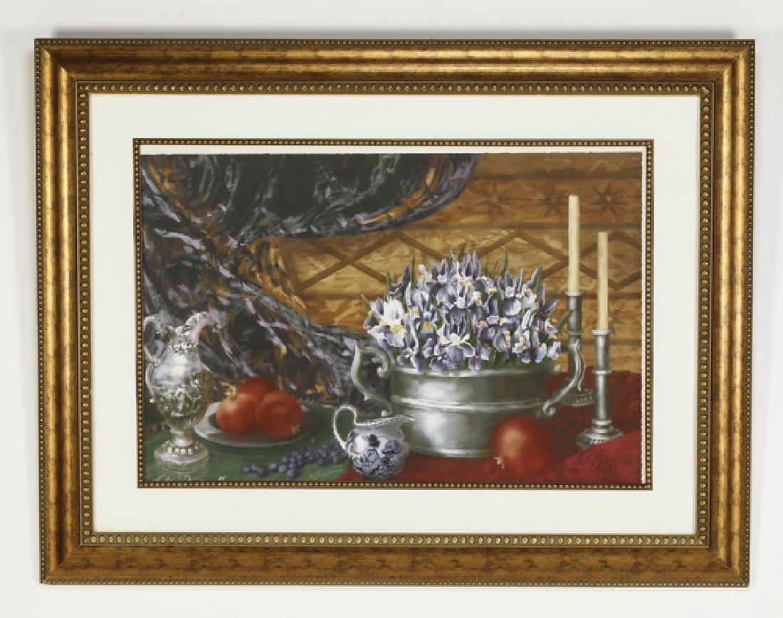 K. Haines Dench signed giclee on paper of still life (1 of 3)