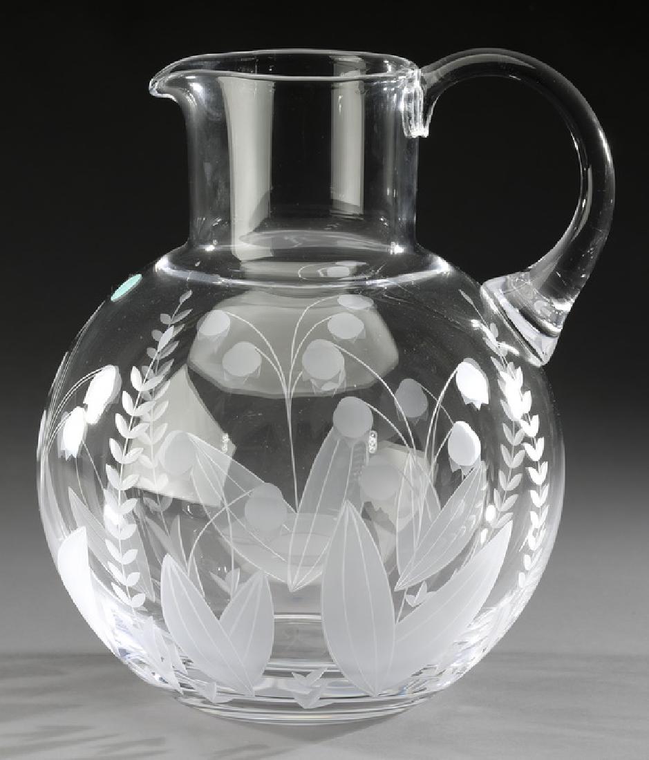 Tiffany & Co. クリスタル花瓶 リブデザイン Tiffany & Co. Crystal 'lily Of The Valley' Pitcher