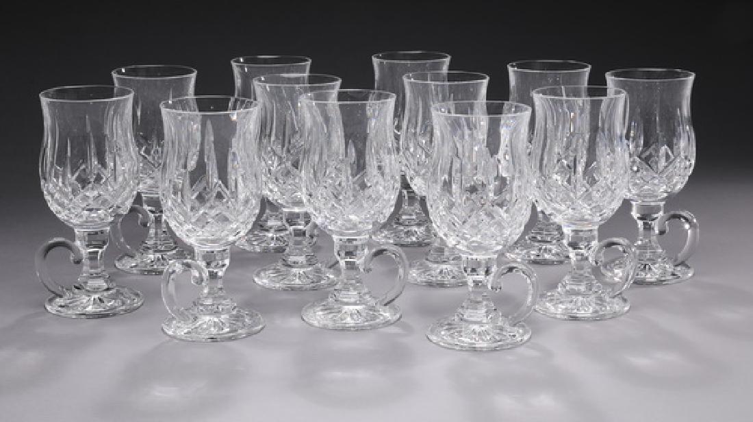 (12) Waterford crystal 'Lismore' Irish coffee cups (1 of 3)