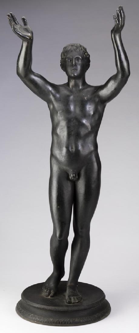 'Praying Boy of Rhodes' Grand Tour style bronze (1 of 3)