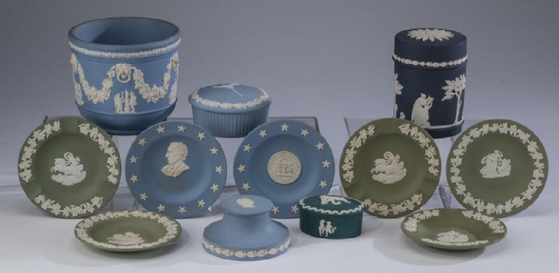 (12) Wedgwood jasperware table articles, (1 of 2)
