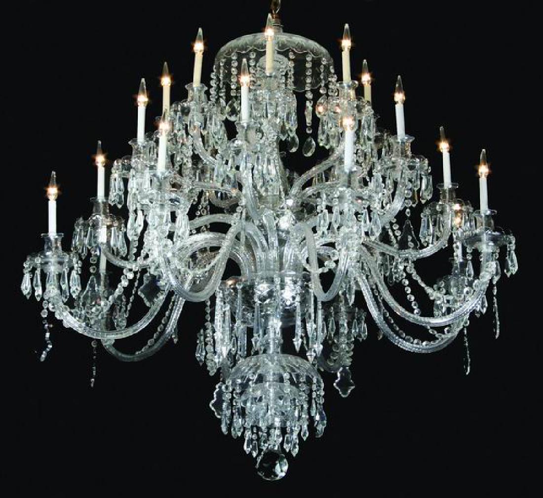 Palace size 24-light crystal chandelier, 66"h (1 of 1)