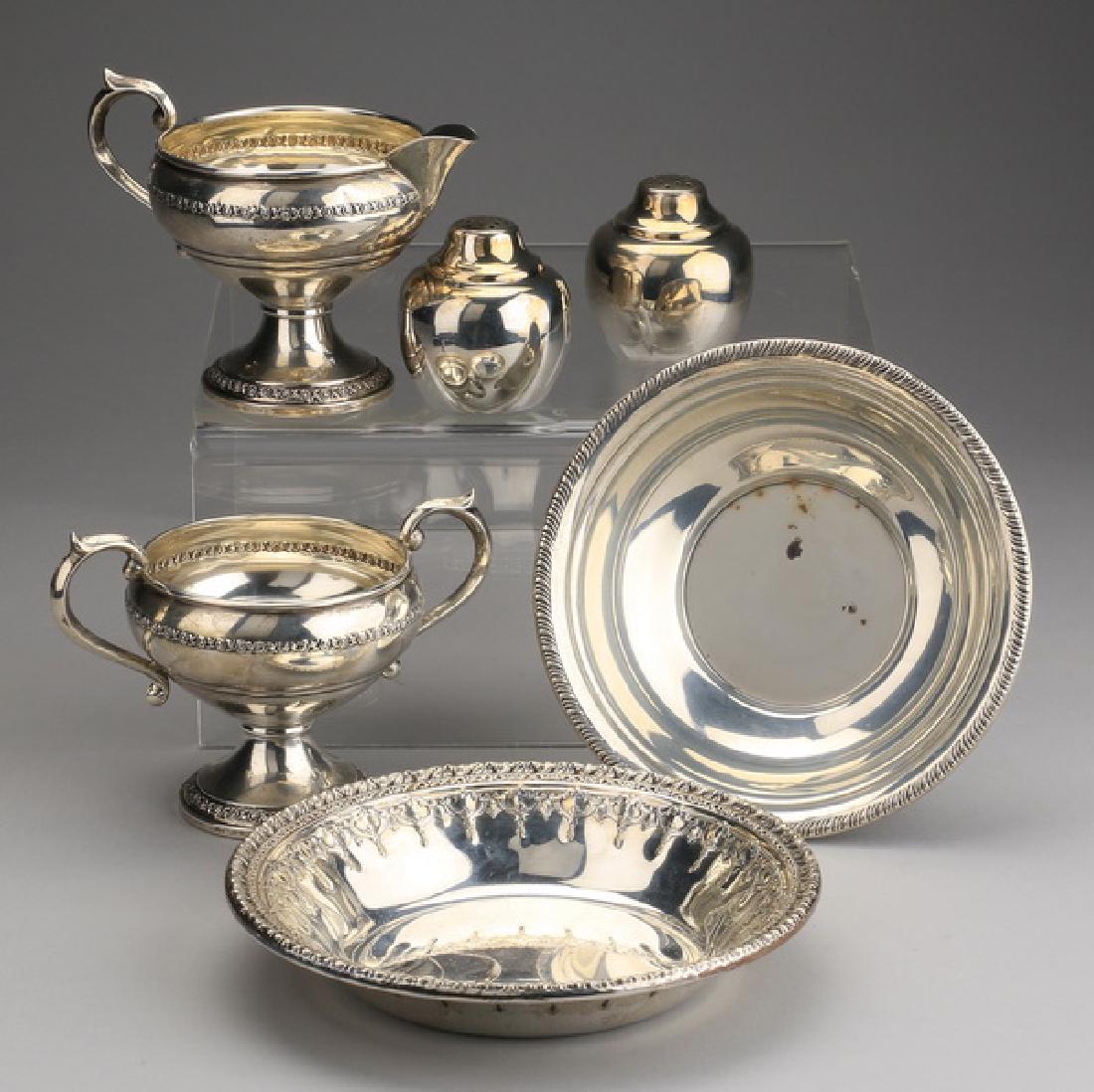 (6) 20th c. sterling and plated table items (1 of 1)