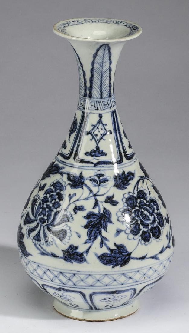 Chinese 'Eight Buddhist Treasures' vase, 11"h (1 of 6)