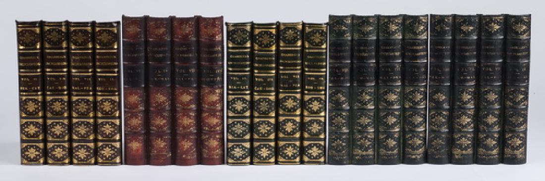 5-Piece vintage faux book plaques, 10"h (1 of 2)