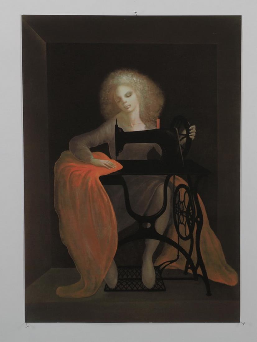Leonor Fini signed, numbered litho, 29"h (1 of 4)