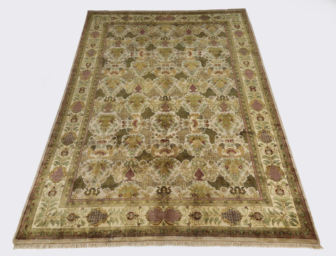 Contemporary hand knotted wool rug, 14 x 10 (1 of 5)