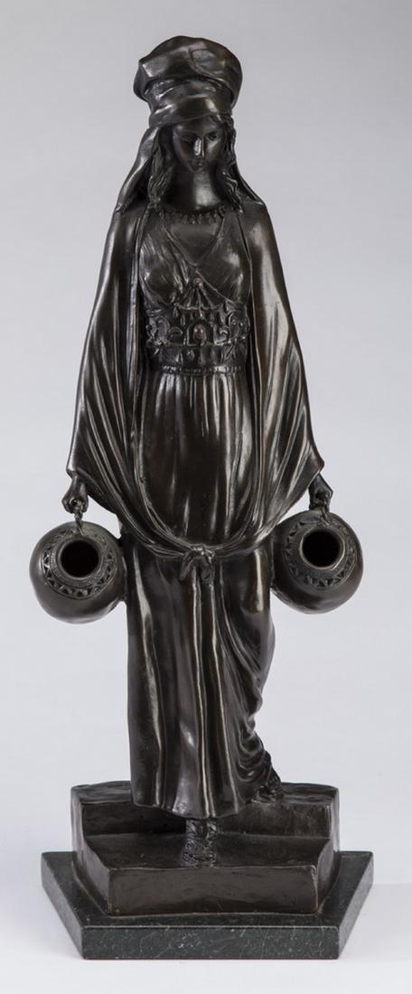 D. Alonzo Orientalist bronze 'The Water Carrier' 21"h (1 of 4)