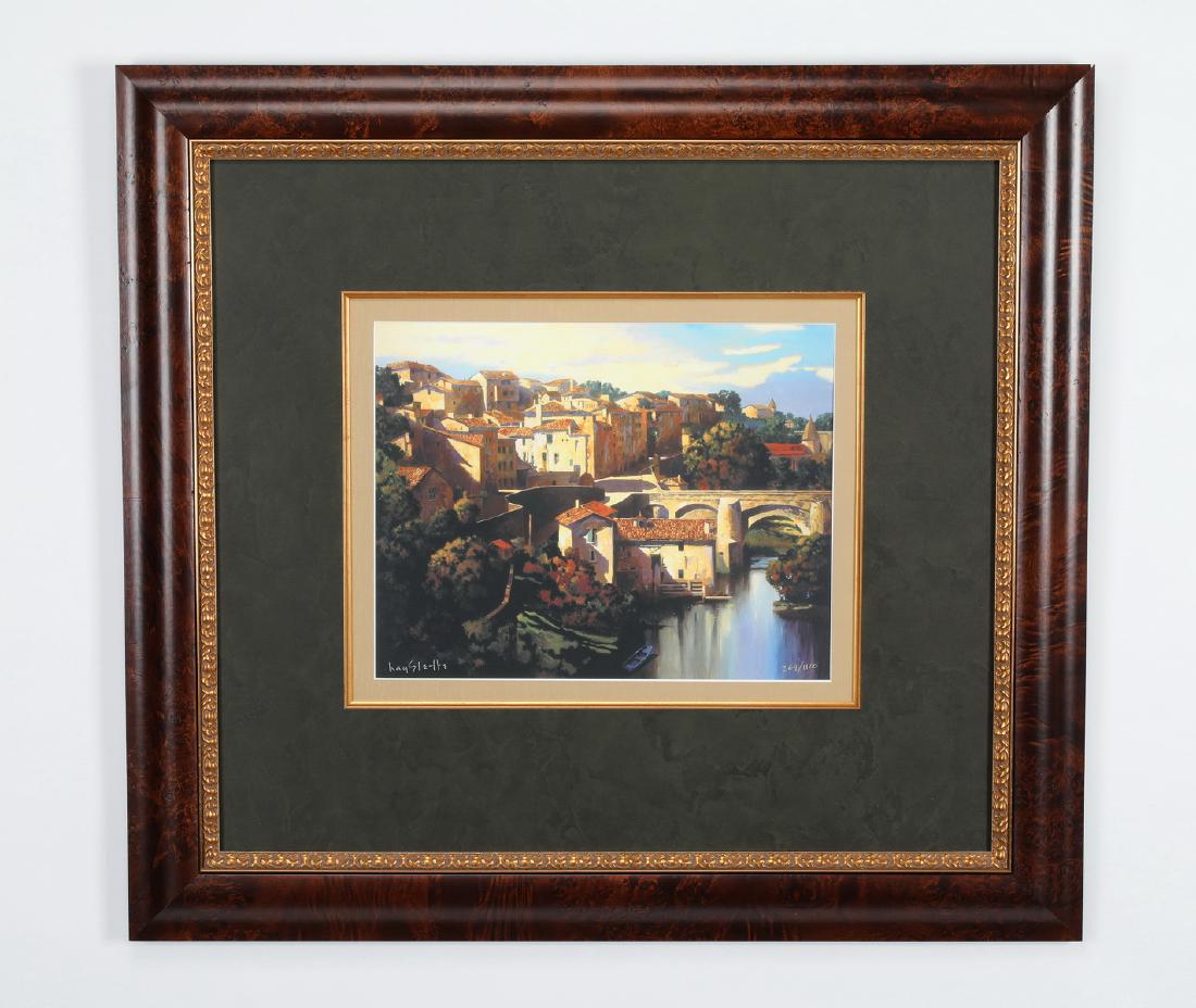 Max Hayslette signed giclee 'Albi on the Tarn' (1 of 4)