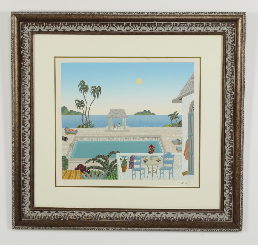 Thomas McKnight signed serigraph, 'St. Vincent' (1 of 3)