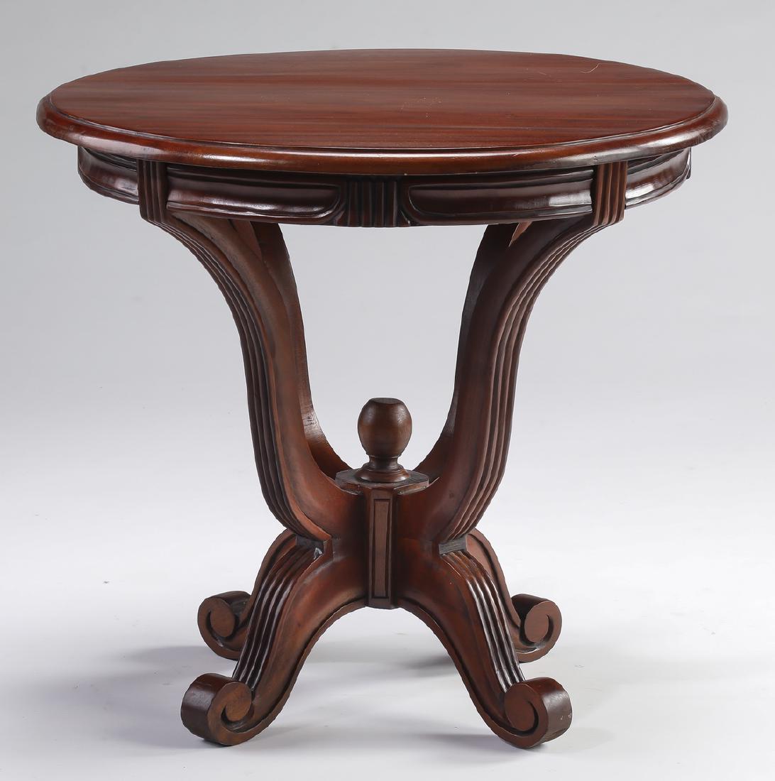 Regency style mahogany side table, 21"h (1 of 4)