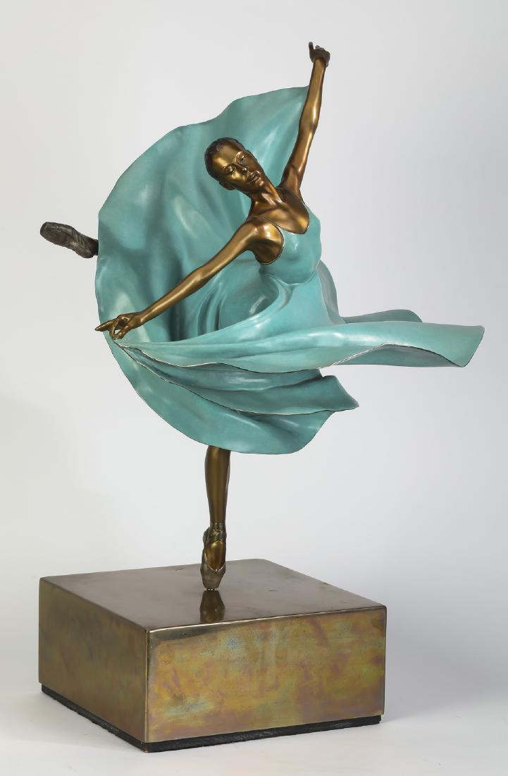 Ramon Parmenter bronze automoton titled 'Entournant' (1 of 5)