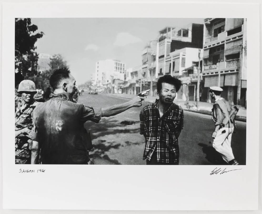 Eddie Adams signed silver print 'Saigon Execution' (1 of 3)