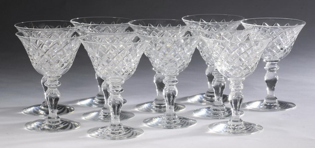 (11) Cut crystal champagne or sherbet cups by Hawkes (1 of 1)