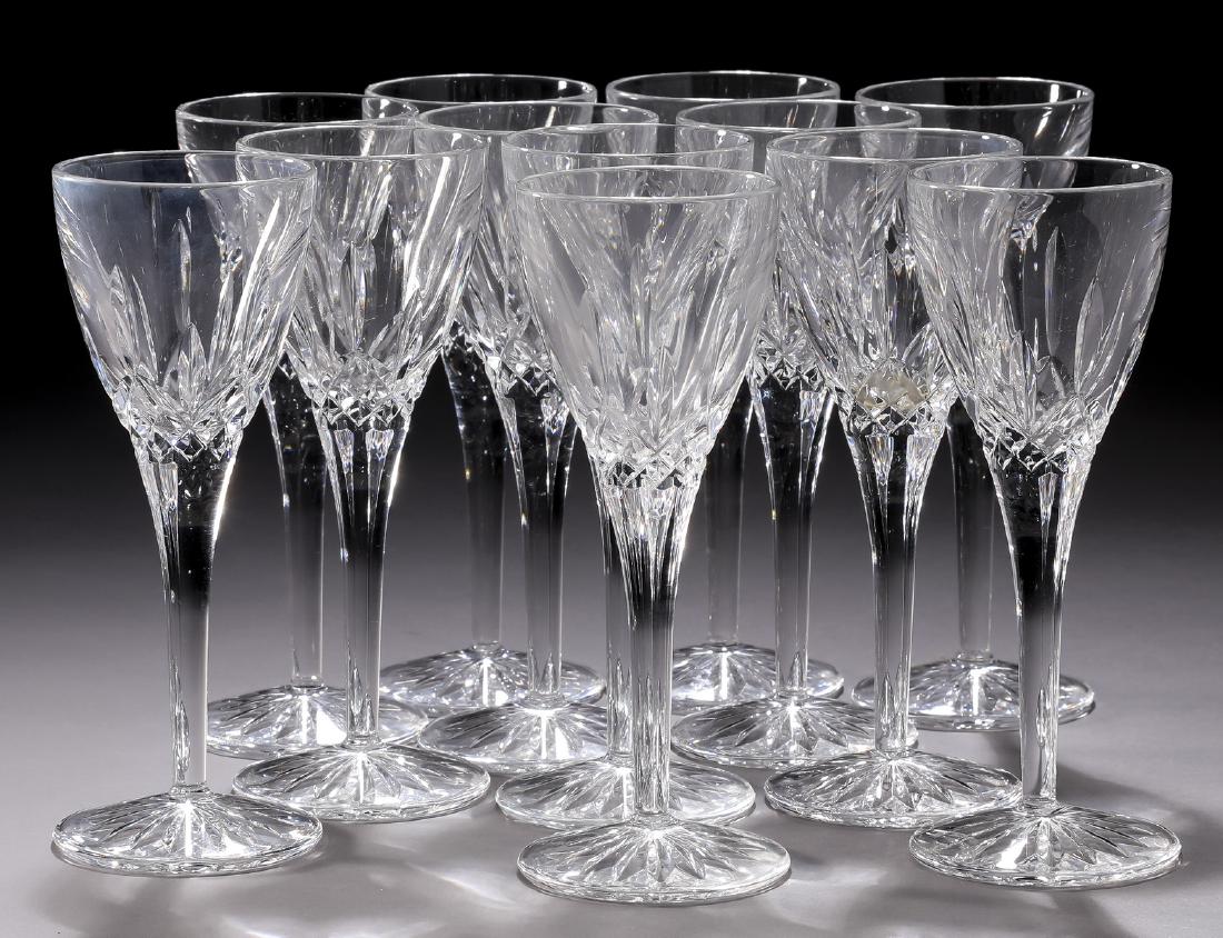 (12) Waterford crystal 'Lismore' cordial glasses (1 of 3)