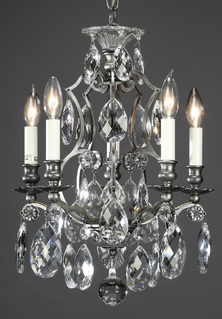 Louis XV style crystal 5-light chandelier, 18"h (1 of 1)