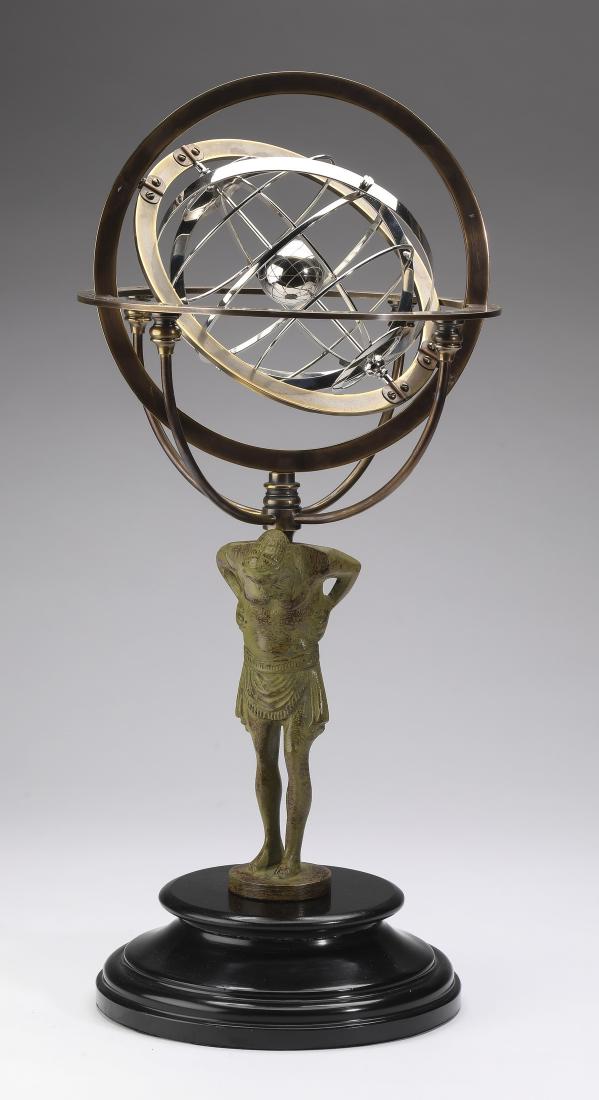 Museum Store armillary sphere, 22"h (1 of 4)