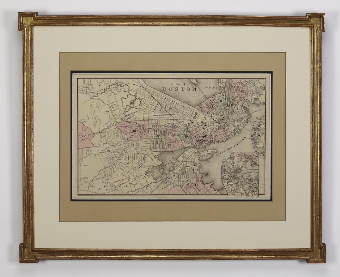 Mitchell's 'Plan of Boston' map, circa 1879 (1 of 2)