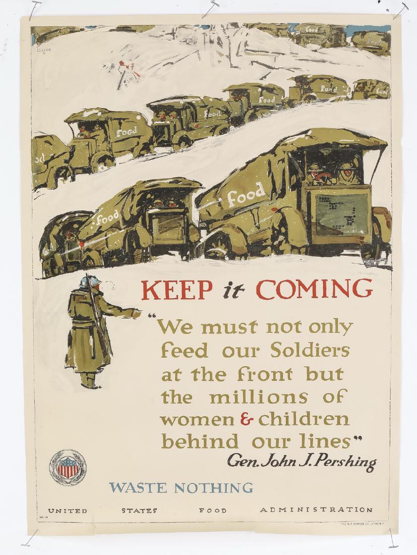WWI 'Waste Nothing' US Food Admin poster, ca. 1914 (1 of 1)