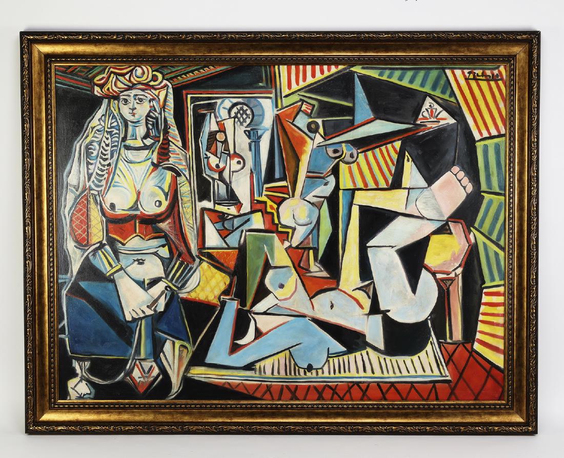 After Picasso, 'Les Femmes d'Alger (Version O) O/c Oct 20, 2018