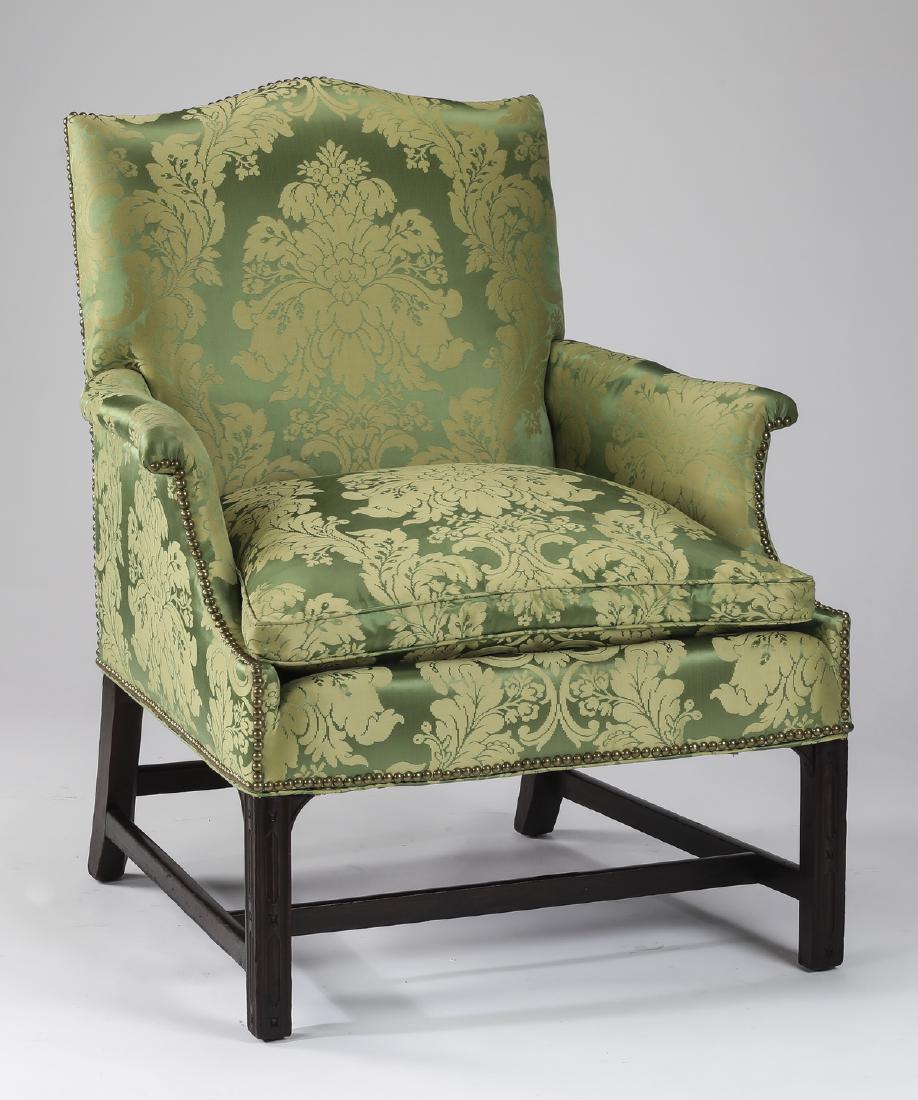Gainsborough style armchair w/ Scalamandre silk (1 of 2)