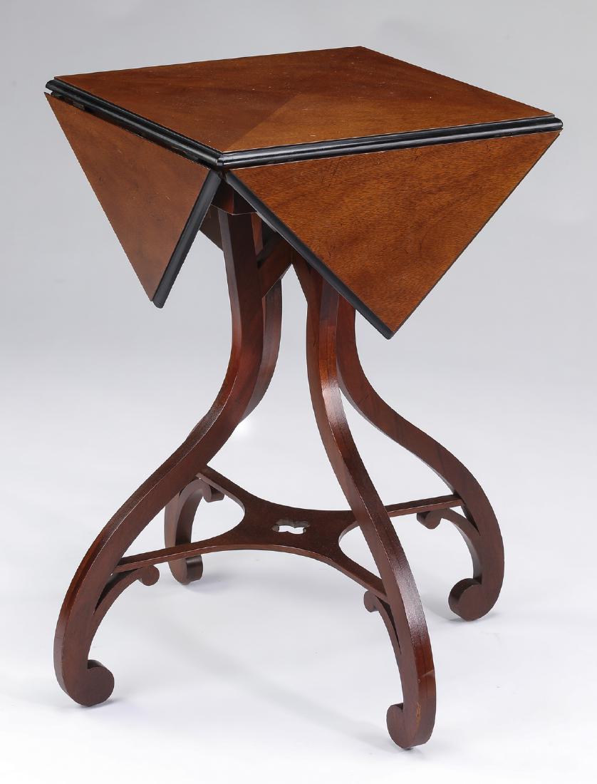 Baker Furniture mahogany handkerchief accent table (1 of 5)