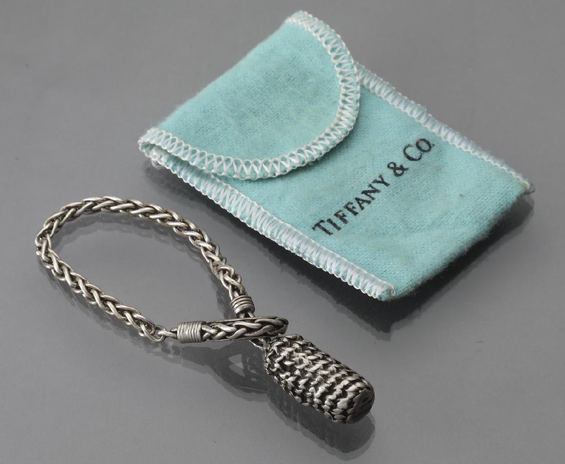 Tiffany & Co. Paris sterling keychain, 3.5"l (1 of 2)