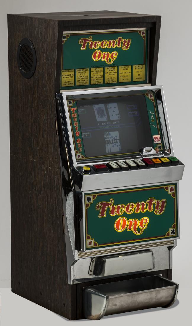 Vintage video Twenty One machine, ca. 1984, 40"h (1 of 2)