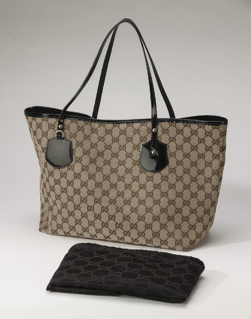 Gucci 'Jolie' double G monogram canvas tote (1 of 6)