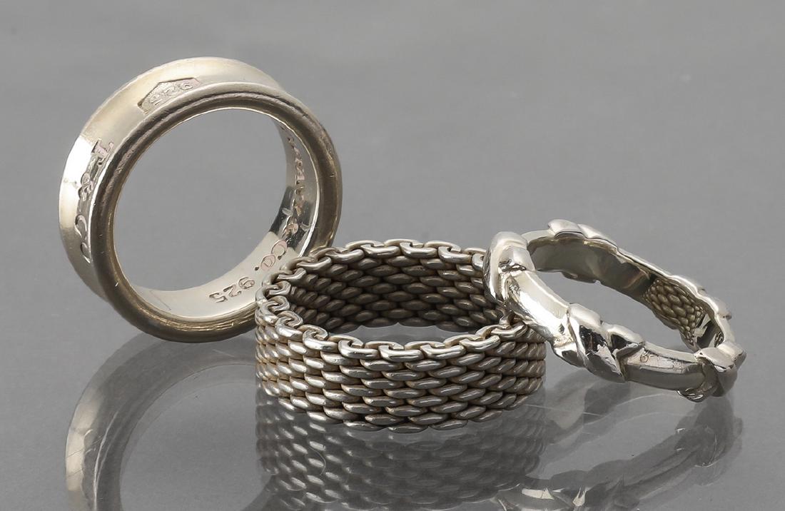 (3) Tiffany & Co. sterling silver rings (1 of 4)