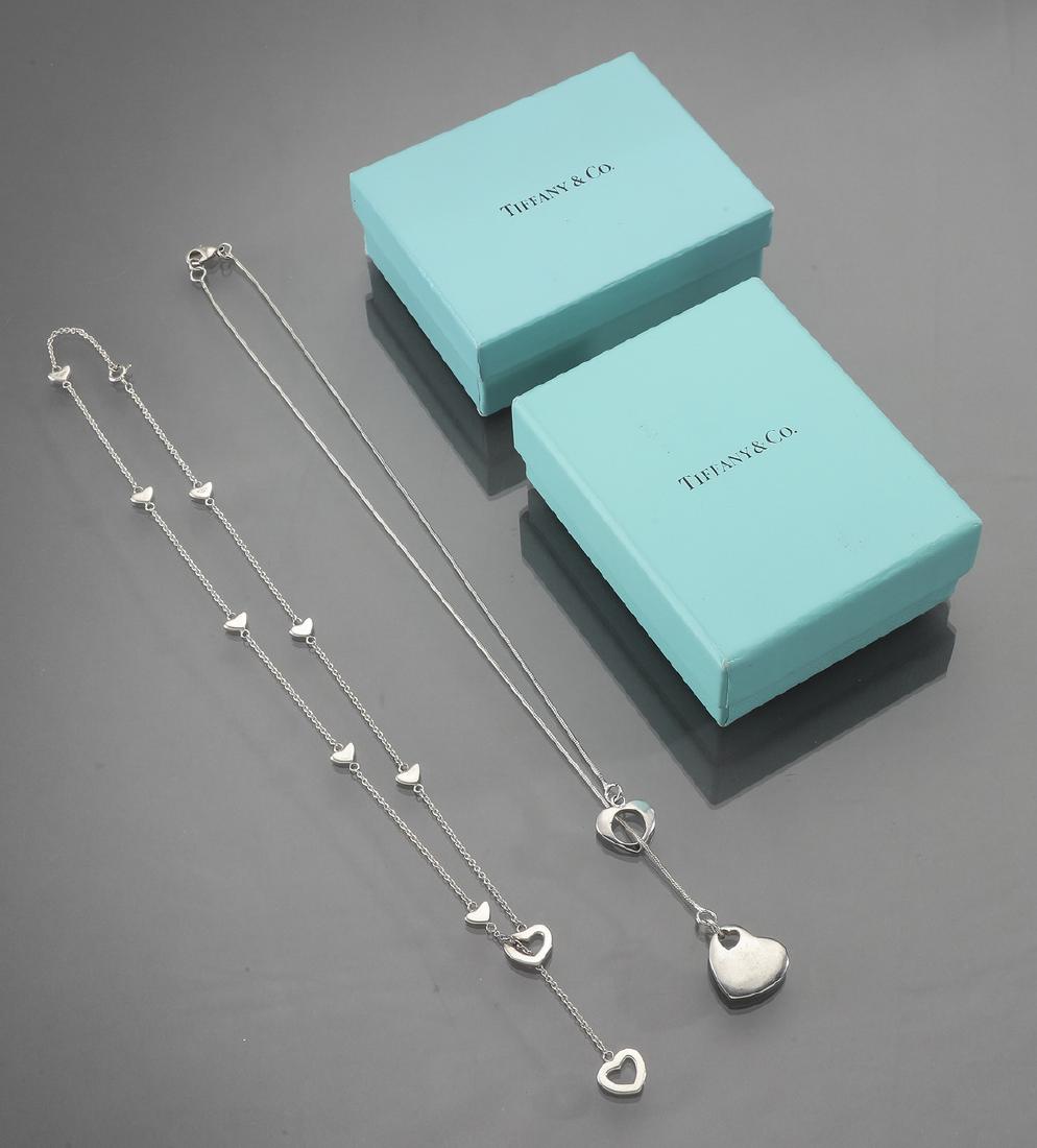 (2) Elsa Peretti for Tiffany 'Open Heart' neckaces (1 of 5)