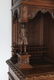Monumental 19th c. Breton carved oak figural cabinet - 7