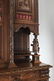 Monumental 19th c. Breton carved oak figural cabinet - 8