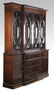 Early 20th c Georgian style walnut secretary bookcase - 2
