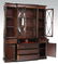 Early 20th c Georgian style walnut secretary bookcase - 4