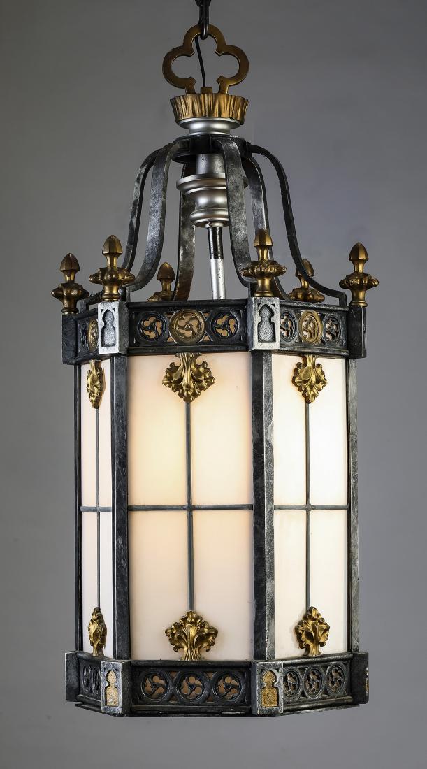 Hexagonal shaped 4-light Gothic style hanging lantern (1 of 1)
