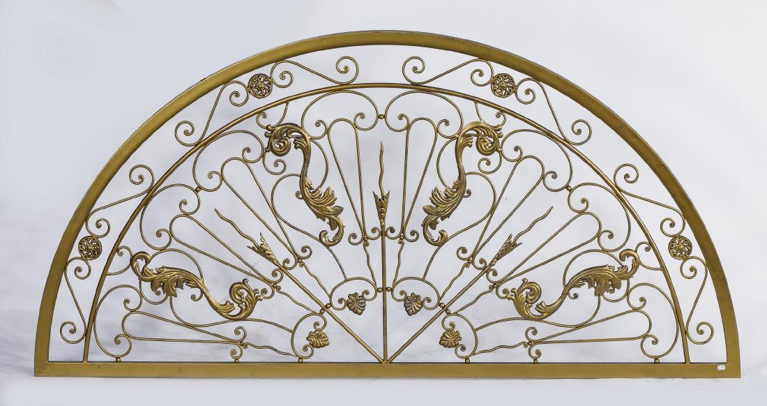 Gilt metal architectural element, 76"w (1 of 1)