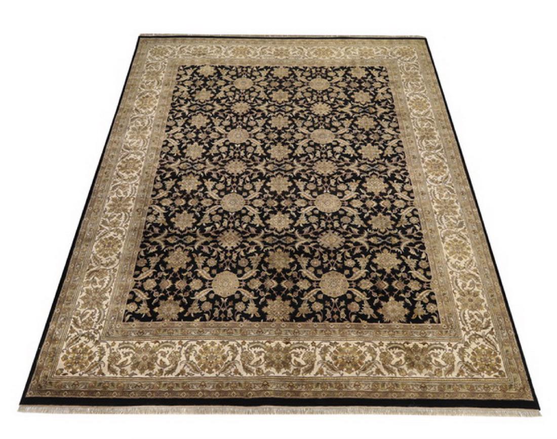 Hand knotted wool Indo-Khotan rug, 15 x 12 (1 of 4)