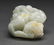 Chinese celadon jade boy atop lotus buds - 2