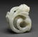 Chinese celadon jade boy atop lotus buds - 6