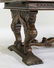 19th c. French oak draw leaf table with griffins - 3