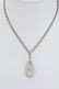 Art Deco rock crystal, diamond & 14k necklace