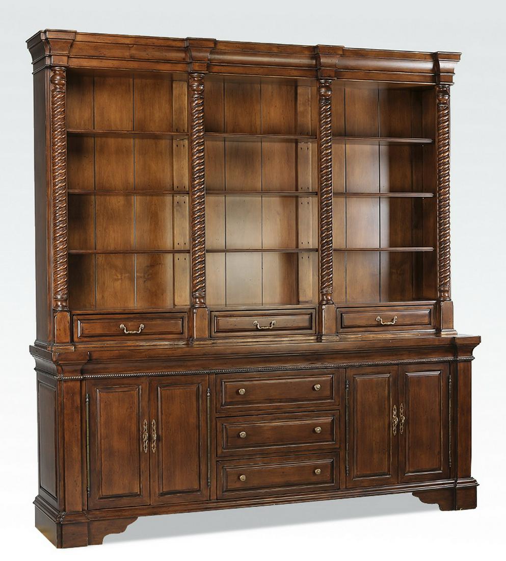 Ferguson Copeland carved mahogany bookcase (1 of 2)
