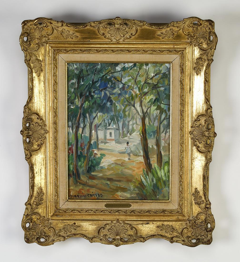 Joaquin Caicedo (Venezuelan) signed O/c landscape (1 of 4)